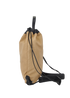 Flocked Logo Drawstring Backpack, bottom view